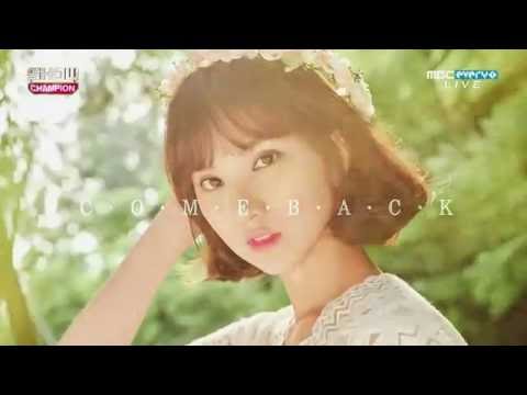 160713 MBCmusic Show! Champion GFriend   Navillera Comeback Stage