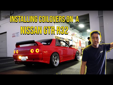 Nissan GTR R32 Gets Electronic Adjustable Tein Coilovers