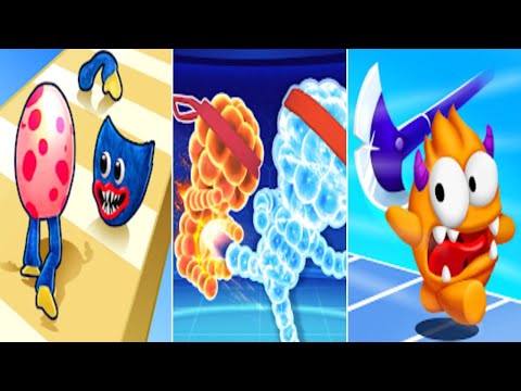 Monster Egg vs Giant Master vs Giant Blob - Triple Game