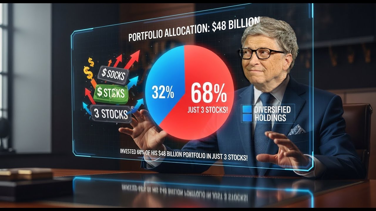 Bill Gates Invested 68% of His $48 Billion Portfolio in JUST 3 Stocks!