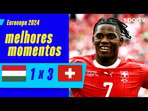 Gols e lances de Hungria x Suíça