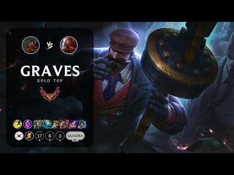 Graves Top vs Gragas - KR Grandmaster Patch 13.11