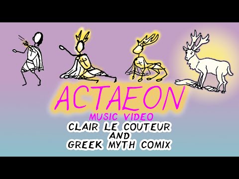ACTAEON - music video - Clair Le Couteur (Lunatraktors) & Greek Myth Comix