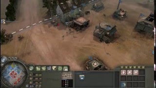Company of Heroes - Allied (America) Airborne Company Gameplay VS Expert A.I.