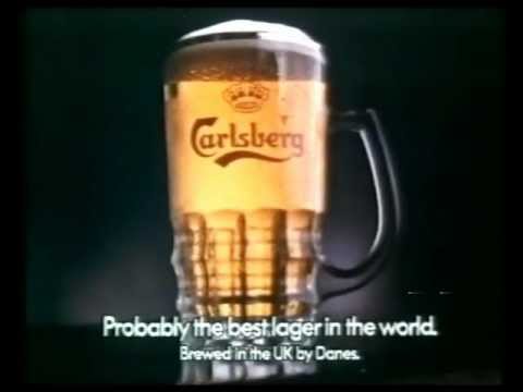 Carlsberg lager advert - 1981