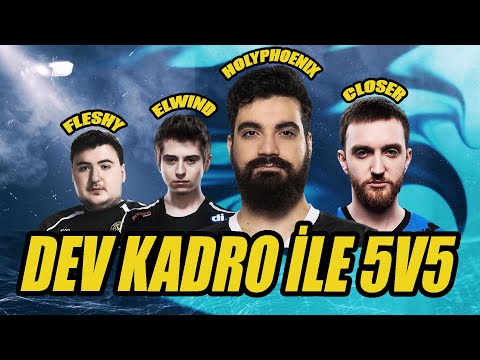 THIS SQUAD IS SO STRONG! (5v5 with the team) | HolyPhoenix @Closerr Elwind Fleshy