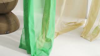 Тюль «Хлои (бежево-зеленый)» — видео о товаре