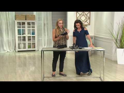 Earth Leather or Suede Slip-on Flats - Mara on QVC