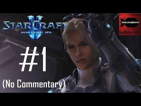 StarCraft 2: Nova Covert Ops - Campaign Playthrough Part 1 (The Escape, No Commentary)