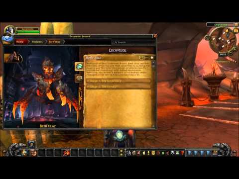 WoW PTR Patch 4.2 - Dungeon Journal Preview