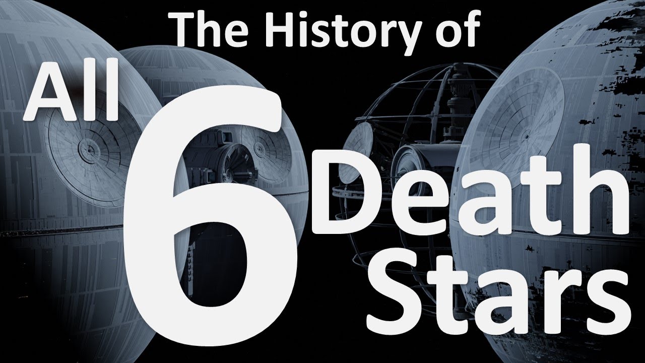 The History of all 6 Death Star Space Stations |Star Wars Legends Lore