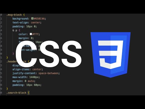 CSS Tutorial – Full Course CSS 2024