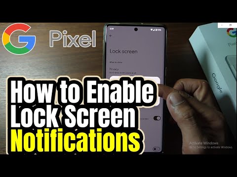 How to Enable Lock Screen Notifications on Google Pixel Phone