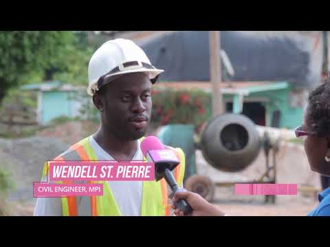 Works on the Mahdia Community Road Project are moving apace