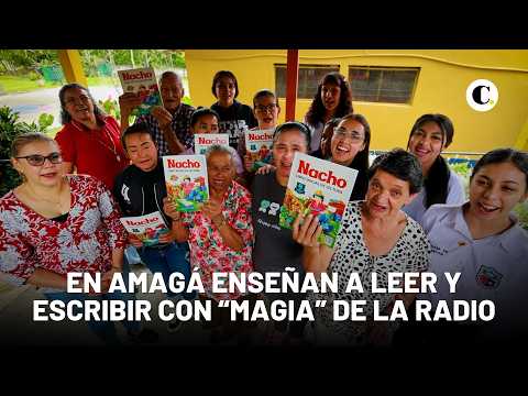 En Amagá enseñan a leer y escribir con “magia” de la radio
