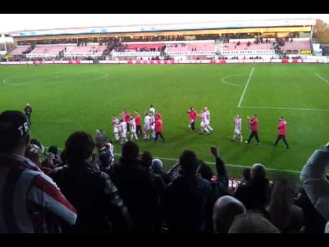 Helmond Sport - Willem II - Feest na de wedstrijd - !!!!!0-7!!!!! - 27-11-2011