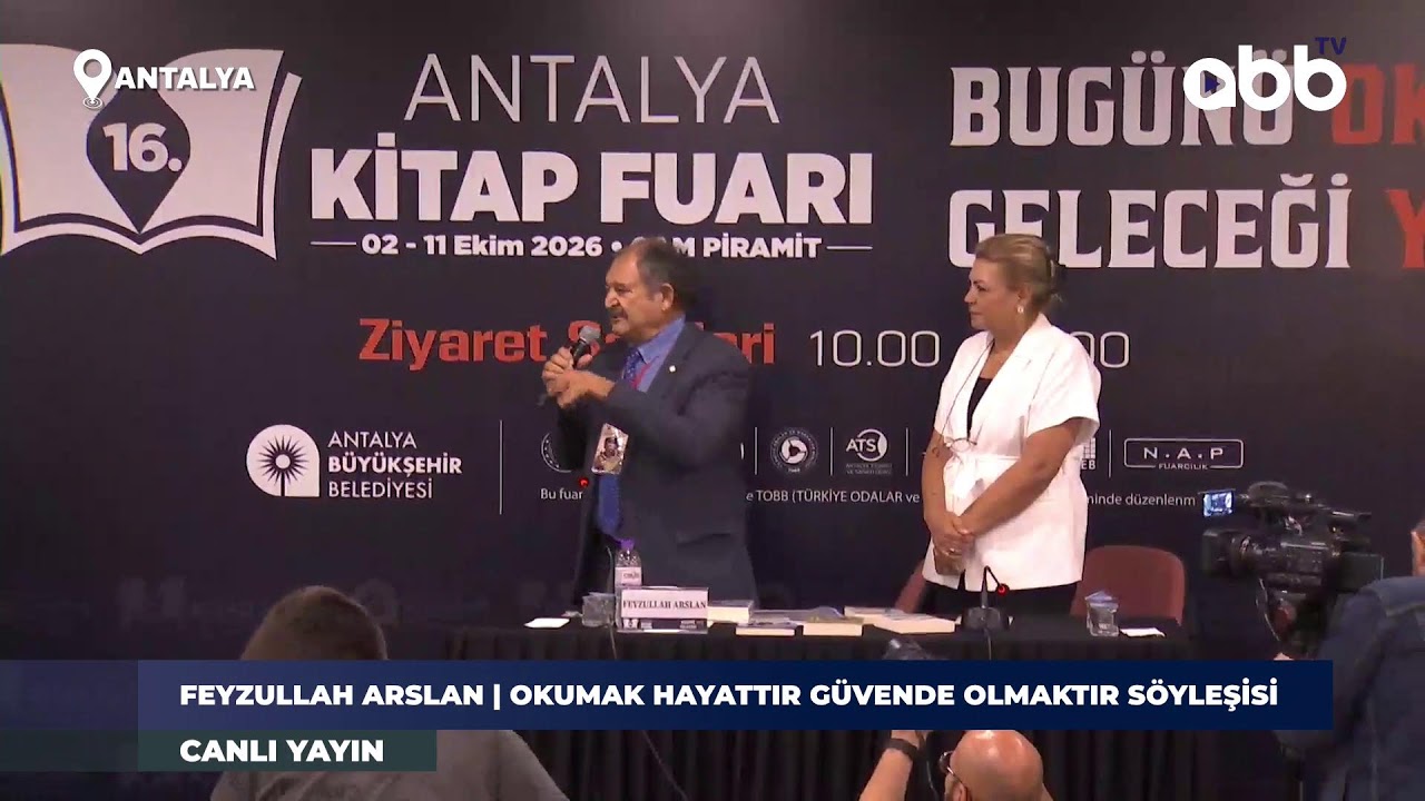 16. Antalya Kitap Fuarı Feyzullah Arslan Söyleşisi