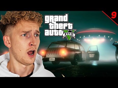 GTA V FABUŁA #9 - UFO w LOS SANTOS!