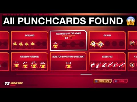 HOW TO GET ALL 63 PUNCHCARDS IN CHAPTER 2 SEASON 4!