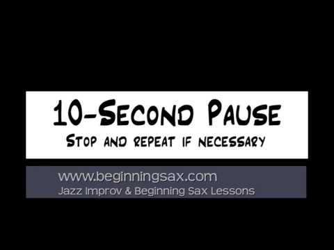 Transcribe This Lick #5 - Minor Scale Lick- Saxophone Lesson
