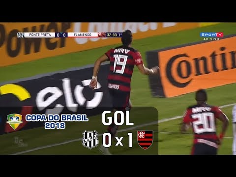 Ponte Preta 0 x 1 Flamengo - Copa do Brasil 2018 - Sportv HD
