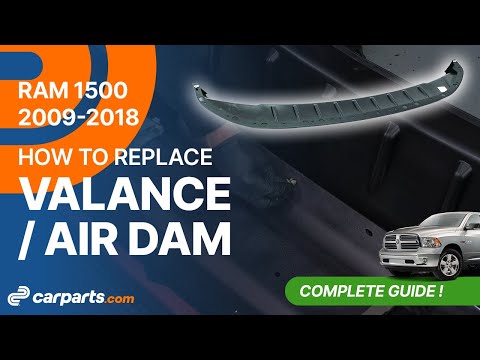How to replace the Air Dam / Valance 2009-2018 Dodge RAM 1500 🚗