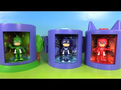 Pyjamasques Jouets et Oeufs Surprises Transformation Yoyo, Bibou, Gluglu Pj Masks