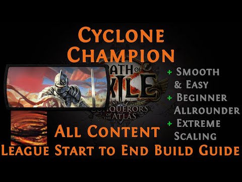 [PoE] [Guide] Cyclone Champion 3.14 Ultimatum Ready | Smooth Chainsawing through the whole Game!