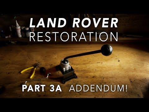 Land Rover Restoration Part 3A - Gearbox Addendum