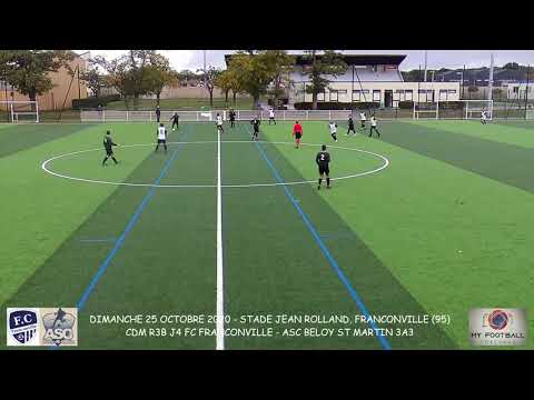 DIMANCHE 25 OCTOBRE CDM R3B J4 FC FRANCONVILLE - ASC BELOY ST MARTIN 3A3 RESUME