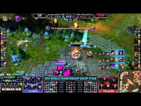 Last fight: the TSM throws! - SK Gaming vs Team Solomid - World Championship 2014 - LoL