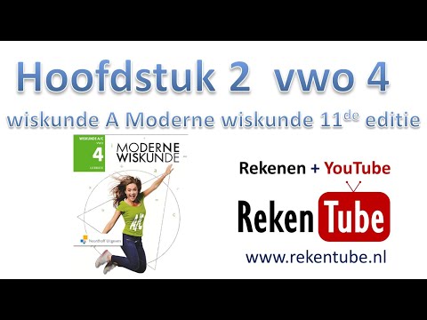 Samenvatting vwo klas 4 Hoofdstuk 2 Wiskunde A Moderne wiskunde