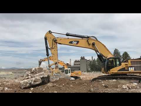 Caterpillar 385C With Atlas Copco Hydraulic Hammer - Sotiriadis/Labrianidis Demolition