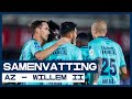 Spectaculair DOELPUNTENFESTIJN bij AZ tegen angstgegner Willem II! ? | Samenvatting | Eredivisie