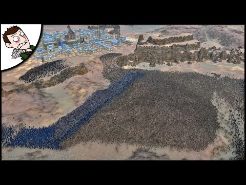 Massive 34000 Medieval Crusader Siege - Ultimate Epic Battle Simulator Gameplay