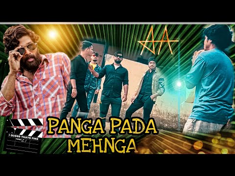 #alluarjun style! PANGA PADA MEHNGA❗😮#action