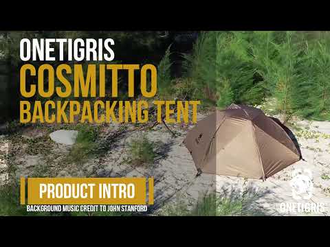 OneTigris COSMITTO Backpacking Tent | 3-Season Easy Setup Instant 2 -Person Camping Tent