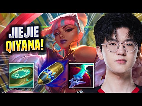 JIEJIE PERFECT QIYANA GAME! - EDG JieJie Plays Qiyana Jungle vs Kayn! | Season 2022
