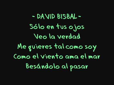 Miley Cyrus y David Bisbal-when I look at you (Te miro a ti) Lyrics