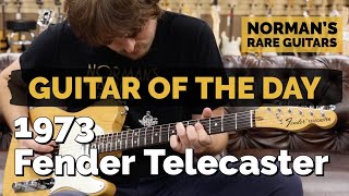 Video thumbnail for Guitar of the Day: 1973 Fender Telecaster Natural | Norman's Rare Guitars by Normans Rare Guitars