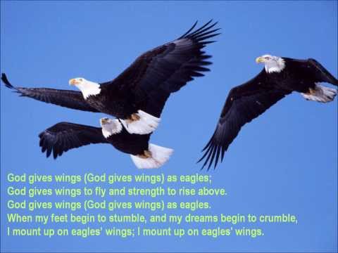 Wings As Eagles {with lyrics} - //Ron Hamilton\\