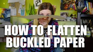 How to Flatten Buckled Paper at Home