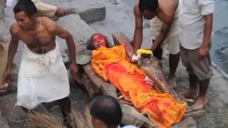 Hindu Cremations at Pashupatinath Temple in Kathmandu Nepal
