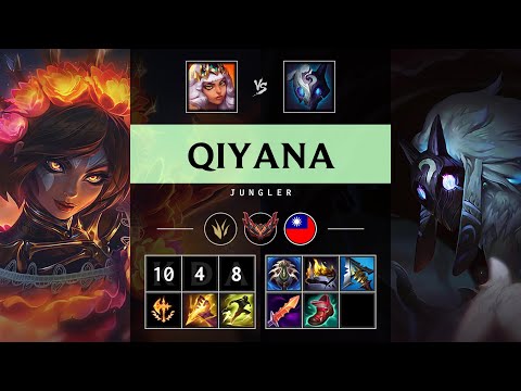 Qiyana Jungle vs Kindred - TW Grandmaster Patch 25.10