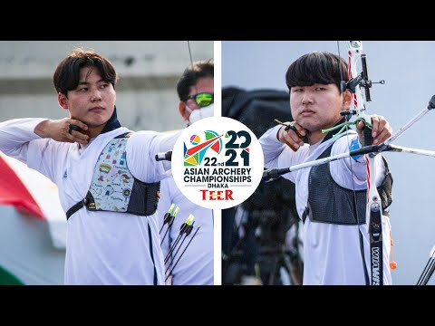 Lee Woo Seok v Kim Pil-Joong – recurve men's bronze | Dhaka 2021 Asian Archery Championships