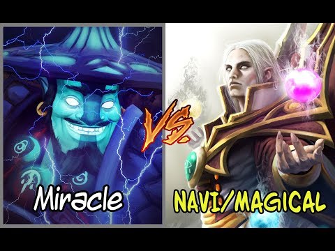 Miracle vs New Navi.Magical - Storm vs Invoker Comeback Dota2