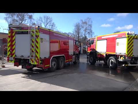 Katastrophenschutz: Löschzug Waldbrand im Erzgebirgskreis in Dienst gestellt