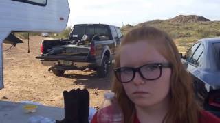 Dry Washing in Arizona, on an AMRA Claim, nice specimen recovered!