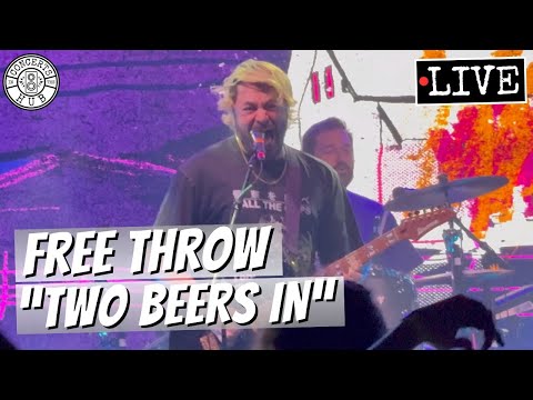 Free Throw "Two Beers In" LIVE