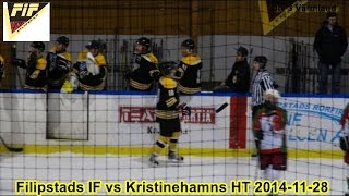 preview picture of video 'Filipstads IF vs Kristinehamns HT 2014 11 28'